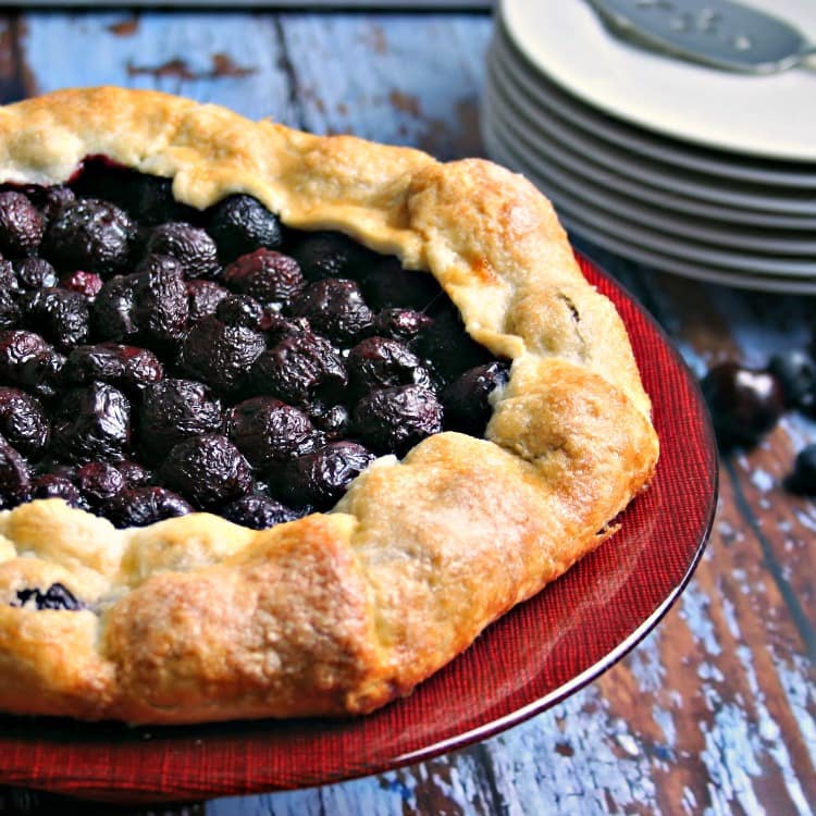 Rustic Cherry Tart Life, Love, and Good Food