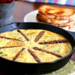 Rustic Sausage & Grits Egg Skillet | Life, Love, and Good Food