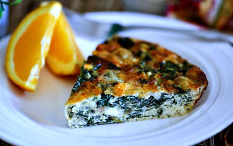 Crustless Spinach Quiche | Life, Love, and Good Food