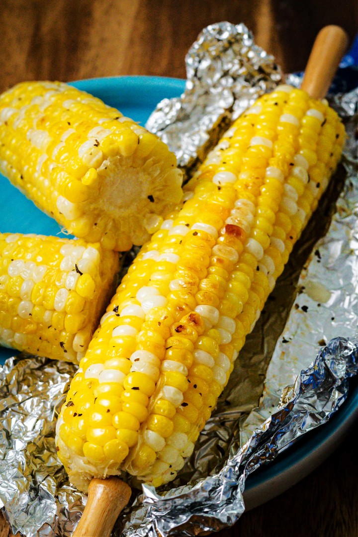 Grilled Corn In Foil With Parmesan Butter Life Love And Good Food