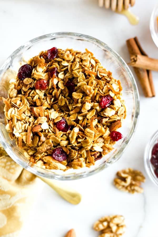 Easy Homemade Granola with Nuts - Life, Love, and Good Food