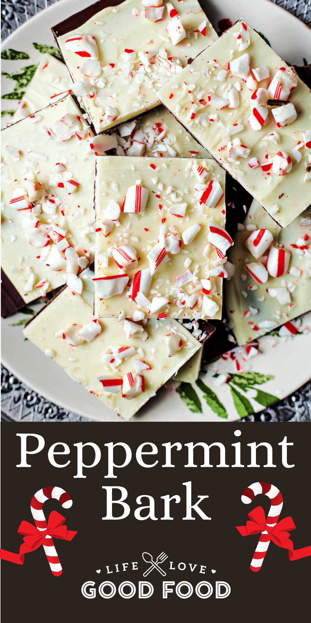 White Chocolate Peppermint Bark (Easy Christmas Recipe) - Life, Love ...