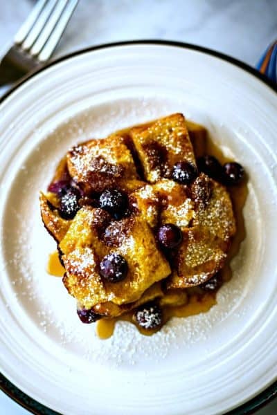 Bed & Breakfast Blueberry Strata - Life, Love, and Good Food