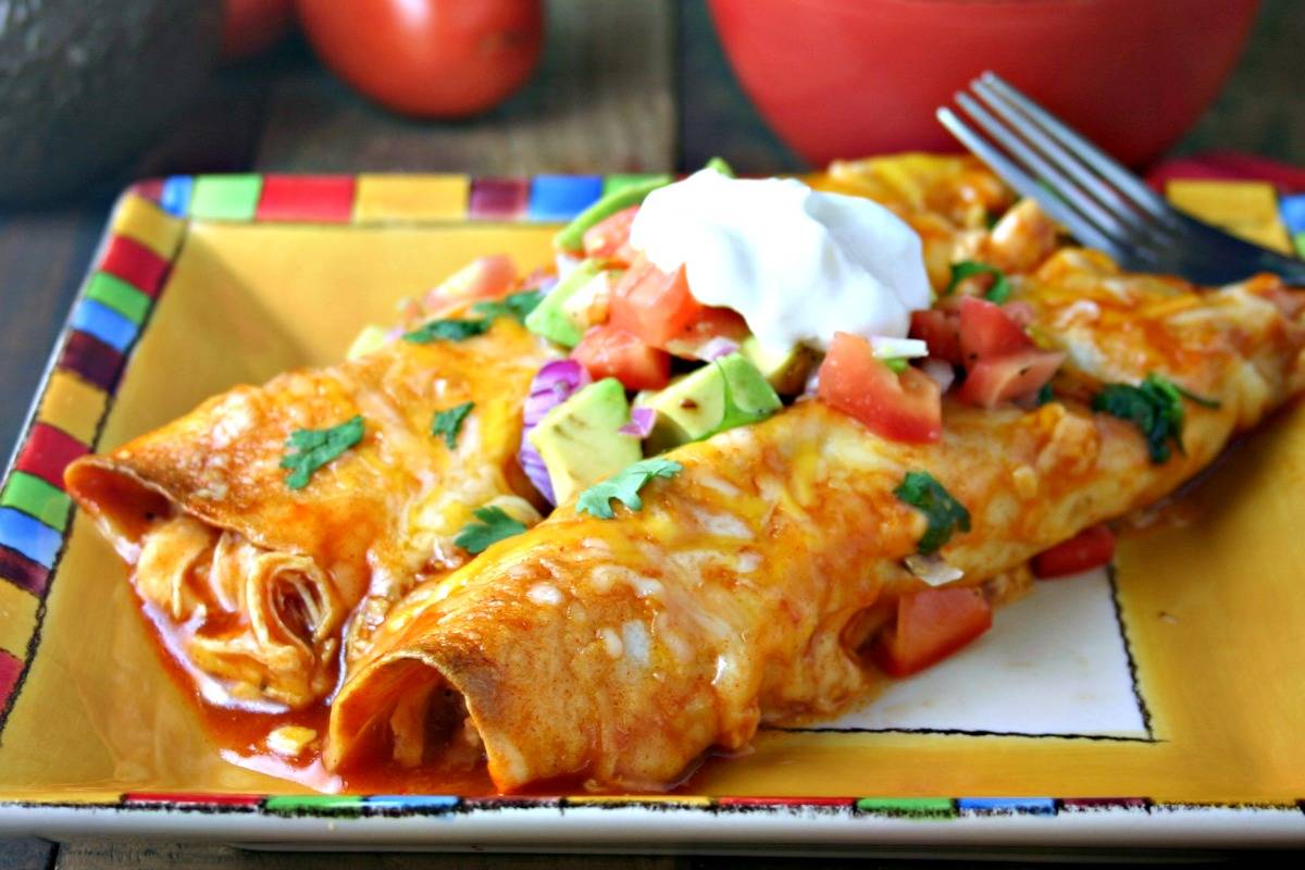 Cheesy Chicken Enchiladas | Life, Love, and Good Food