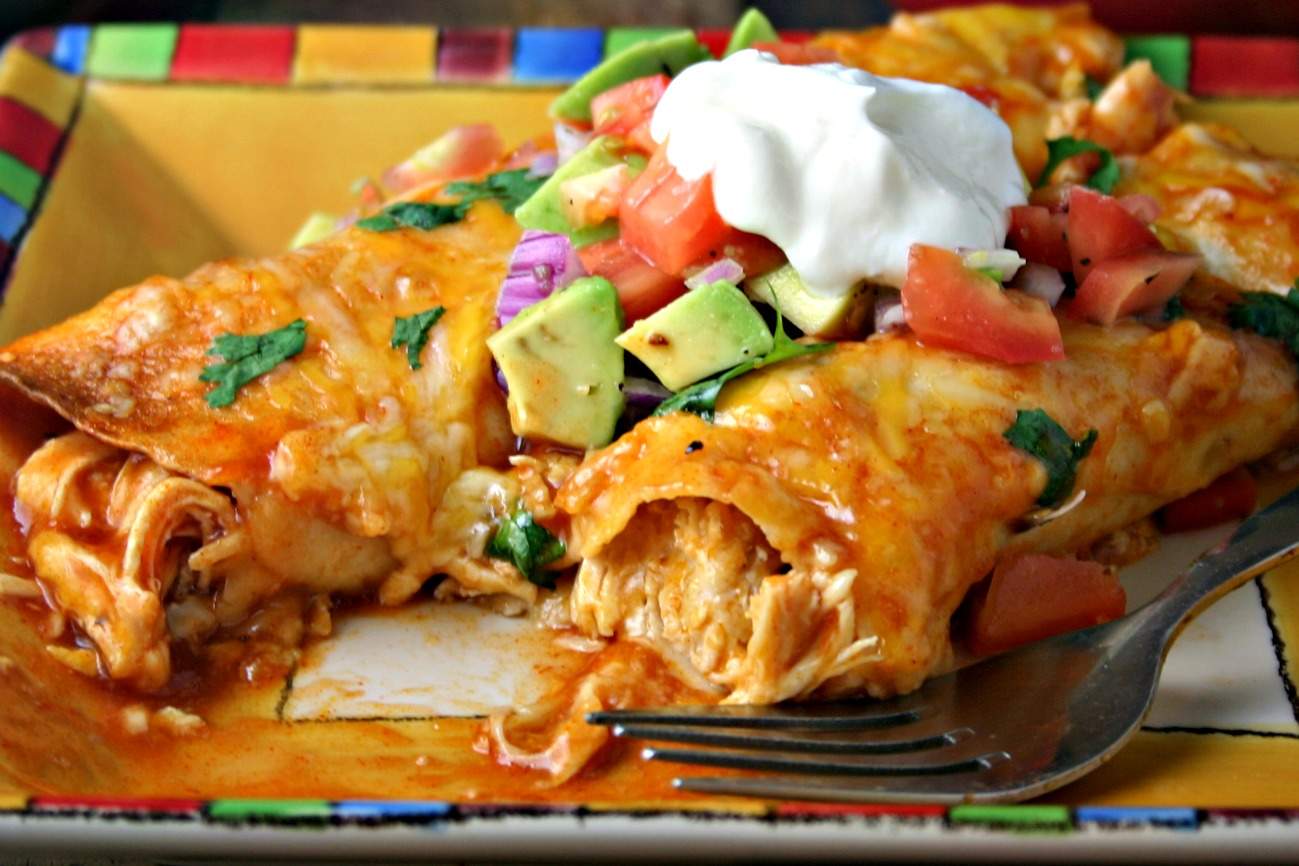 Cheesy Chicken Enchiladas | Life, Love, and Good Food