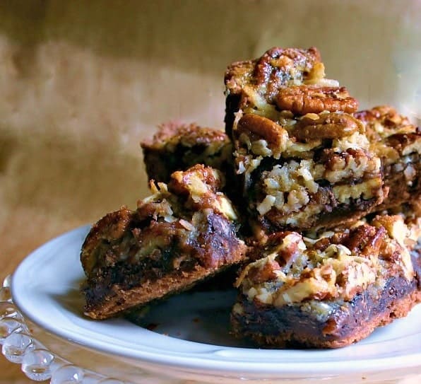 German Chocolate Pecan Pie Bars | Life, Love, and Good Food