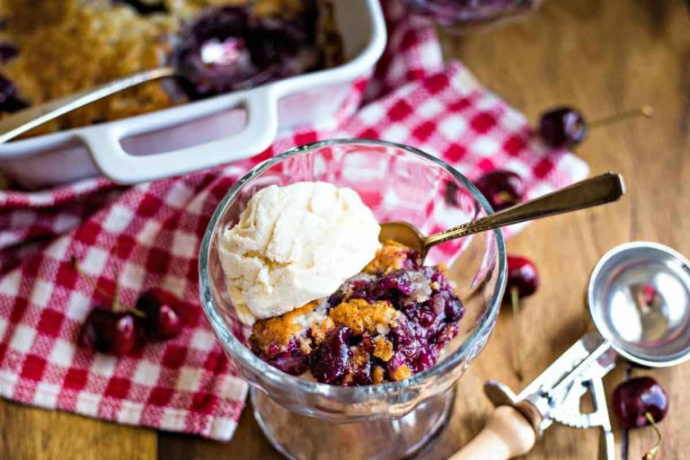 How to Make the EASIEST Fresh Cherry Cobbler from Scratch!