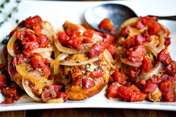 Slow Cooker Chicken with Tomatoes and Balsamic Vinegar - Life, Love ...