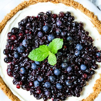 ﻿No Bake Blueberry Cheesecake - Life, Love, and Good Food