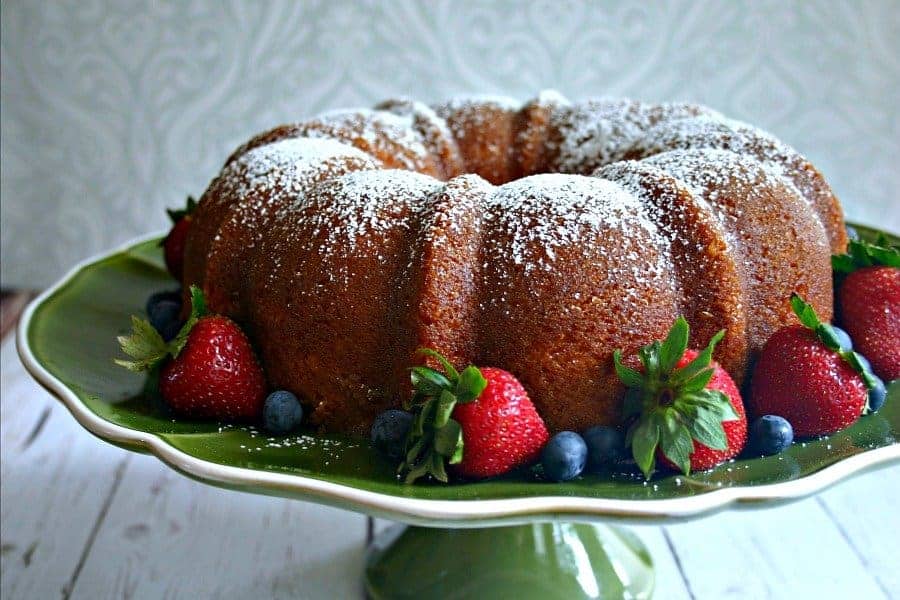 Coconut Berry Rum Cake – Purba Feasts