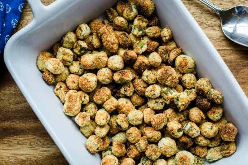 Crunchy Oven-Fried Okra