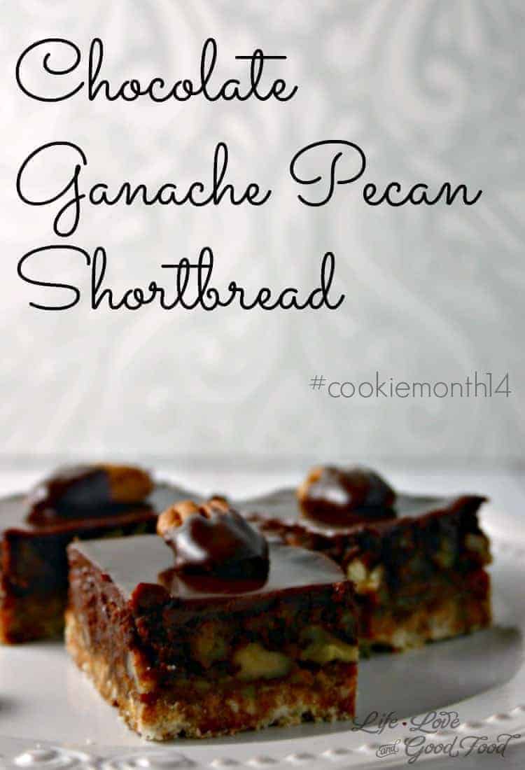 Chocolate Ganache Pecan Shortbread - Life, Love, and Good Food