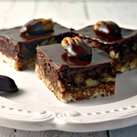 Chocolate Ganache Pecan Shortbread | Life, Love, and Good Food