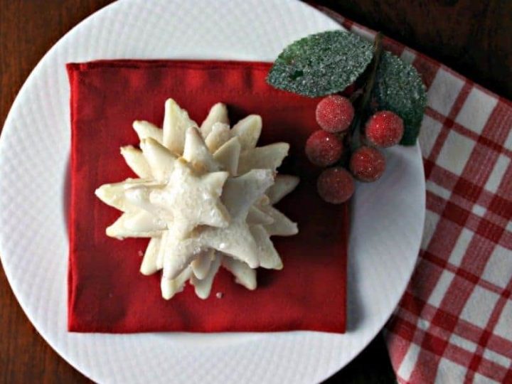 Vanilla Bean Sugar Cookies on a plate