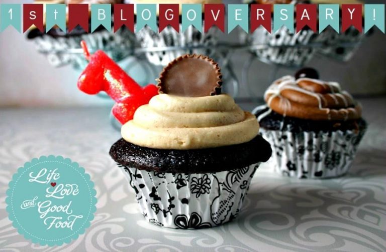 My 1st Blogoversary and Mocha Cupcakes!