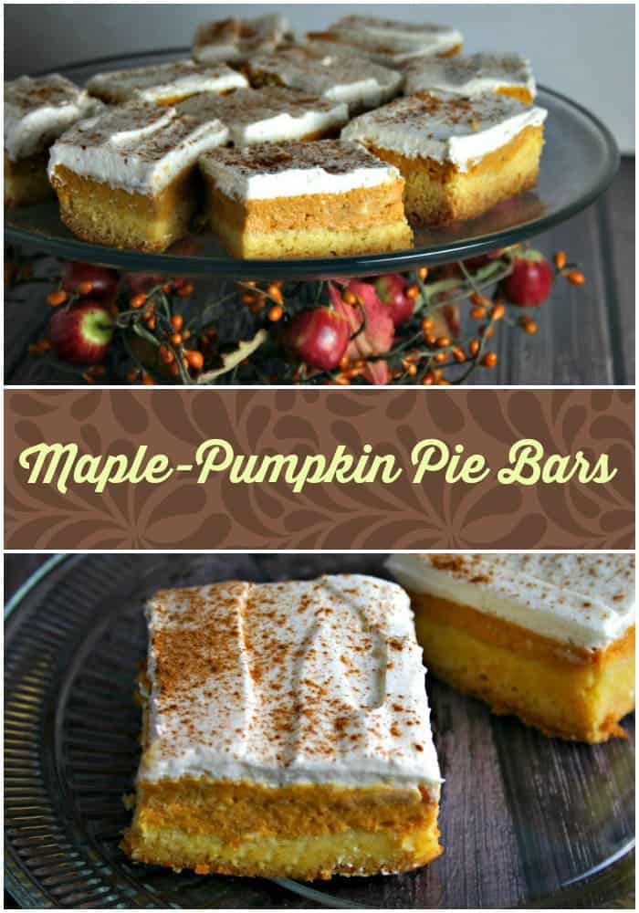 Maple-Pumpkin Pie Bars | Life, Love, and Good Food