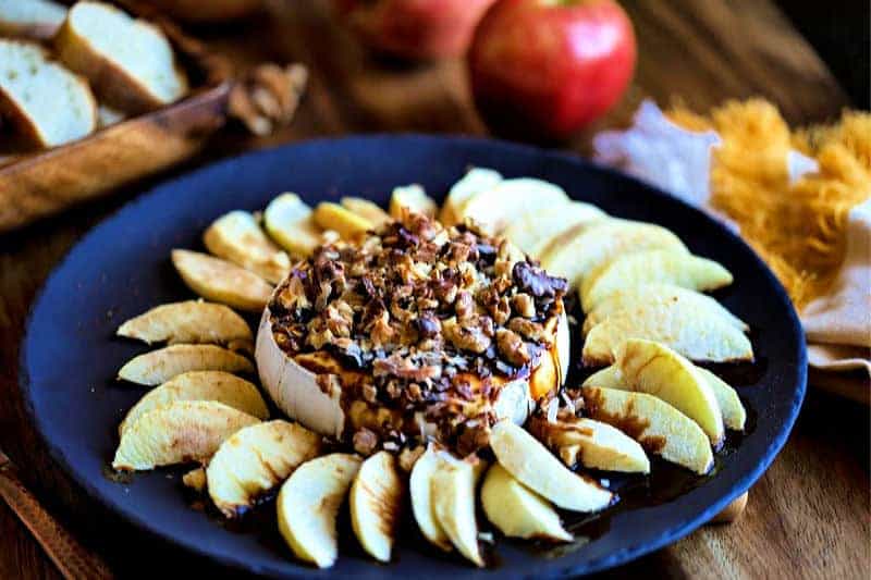 Baked Brie Appetizer with Apples and Molasses | Life, Love, and Good Food