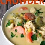Cheesy Chicken Vegetable Chowder | Life, Love, and Good Food
