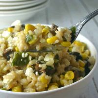 Grilled Corn and Mushroom Risotto | Life, Love, and Good Food