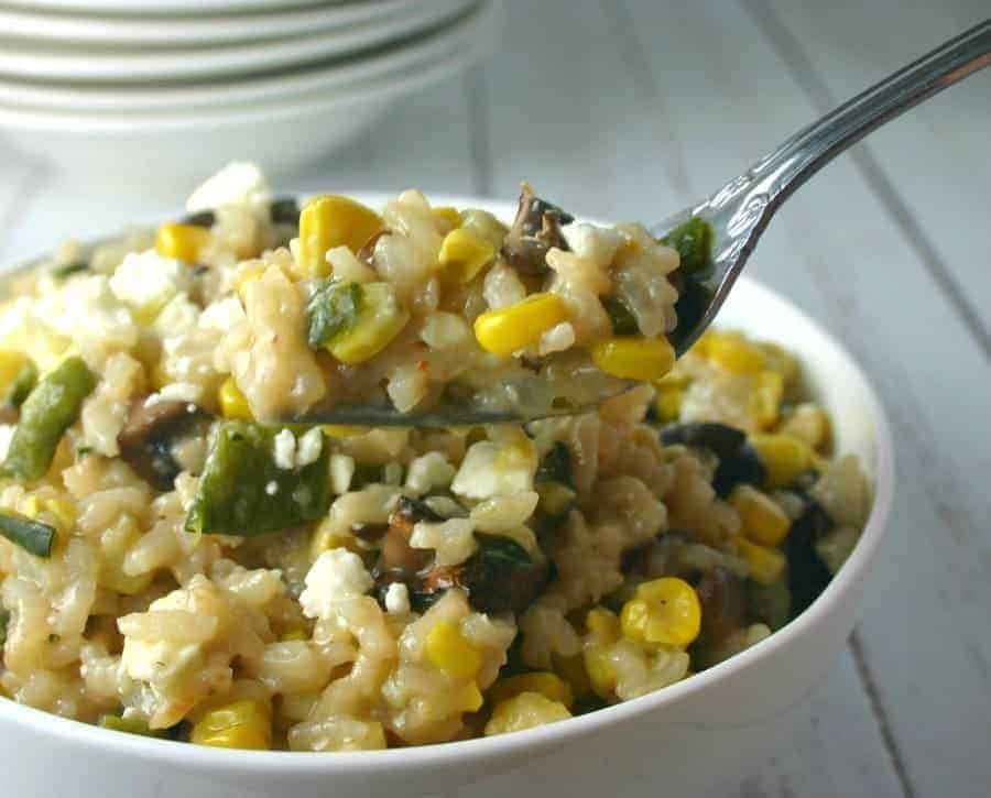 Grilled Corn and Mushroom Risotto Life, Love, and Good Food