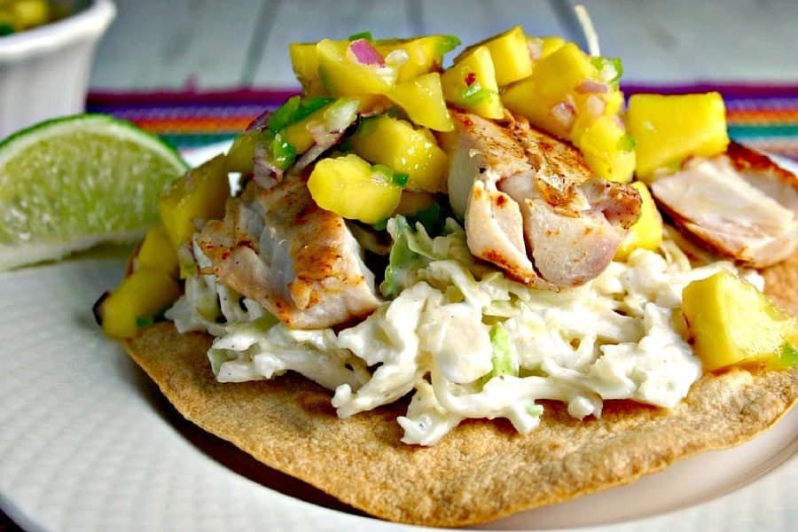 Mahi Mango Tostadas | Life, Love, and Good Food