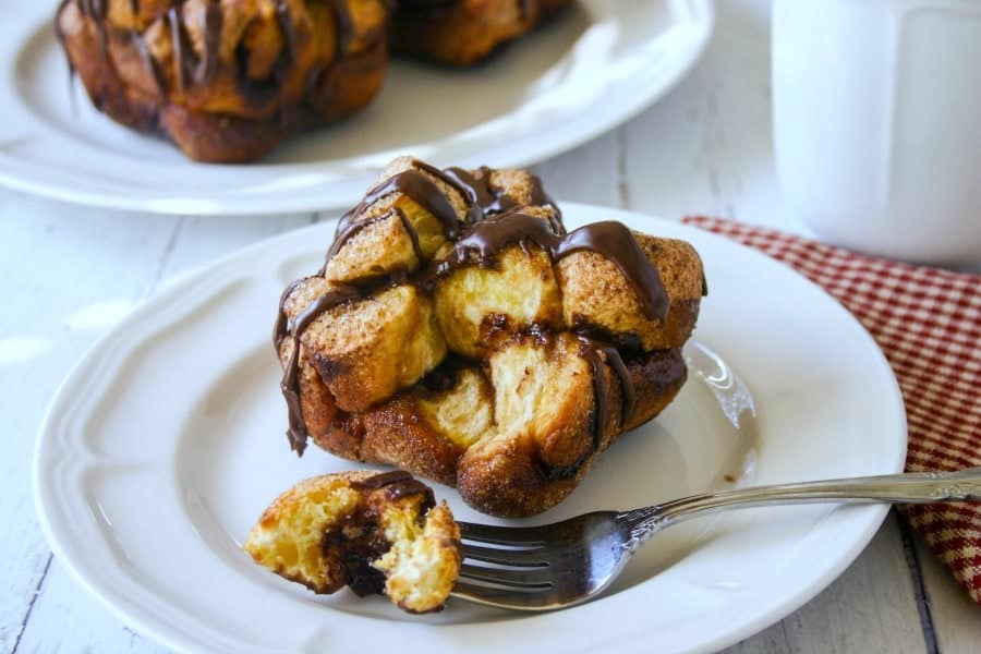 Espresso Hazelnut Pull-Apart Mini Bread | Life, Love, and Good Food