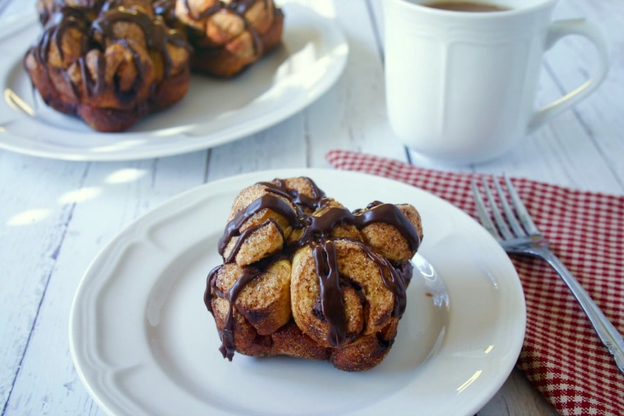 Espresso Hazelnut Pull-Apart Mini Bread | Life, Love, and Good Food