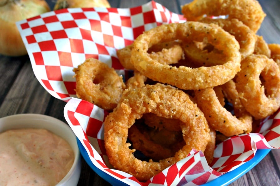 Onion Rings + Spicy Dipping Sauce Life, Love, and Good Food