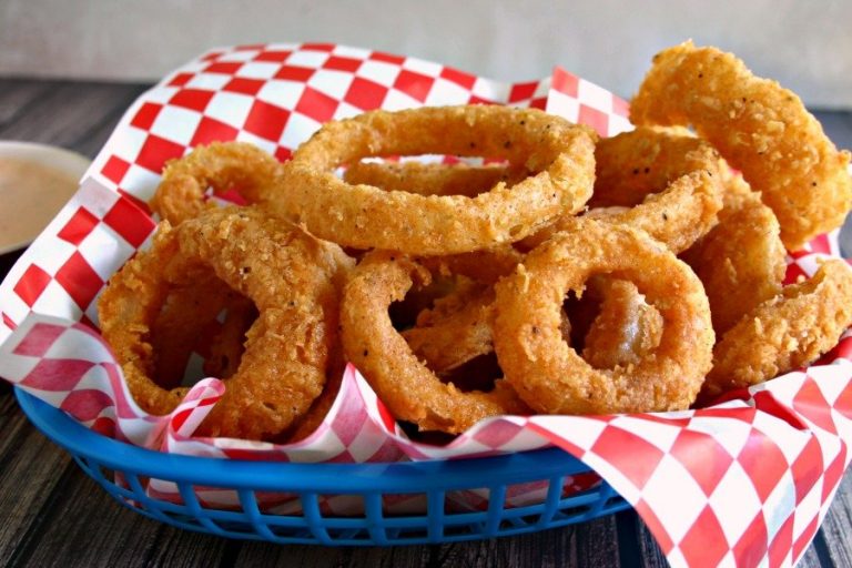 Onion Rings + Spicy Dipping Sauce
