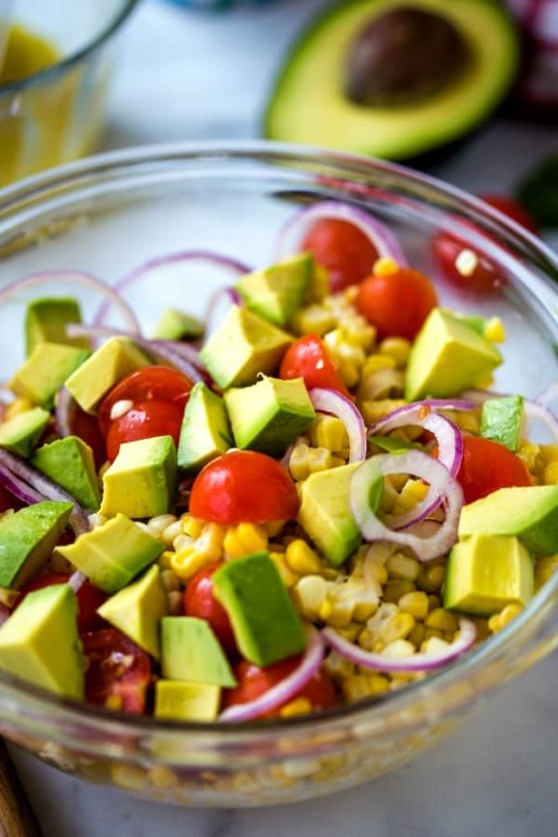 Corn and Avocado Salad Life, Love, and Good Food