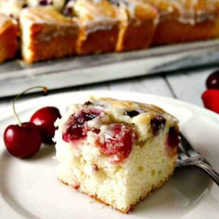 Buttermilk Glazed Cherry Cake | Life, Love, and Good Food