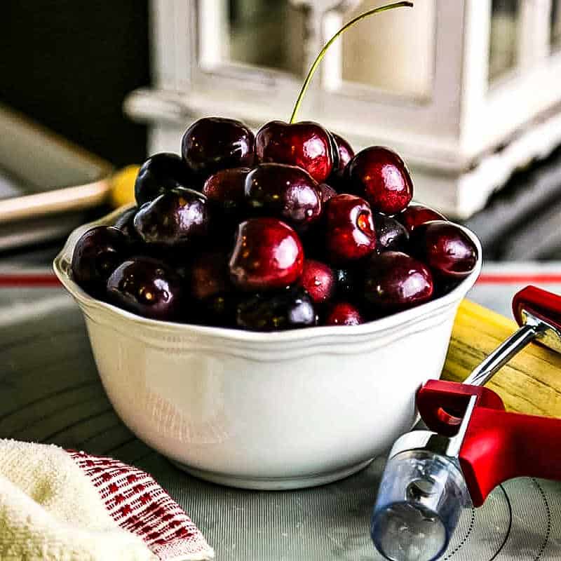 a bowl of cherries