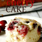 Cherry Cake with Buttermilk Glaze | Life, Love, and Good Food