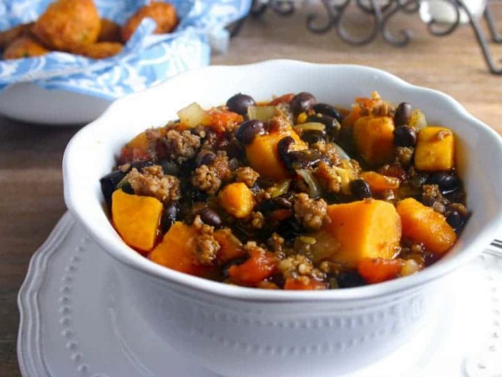 Black Bean-Sweet Potato Italian Chili