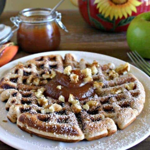 Apple Fritter Waffles