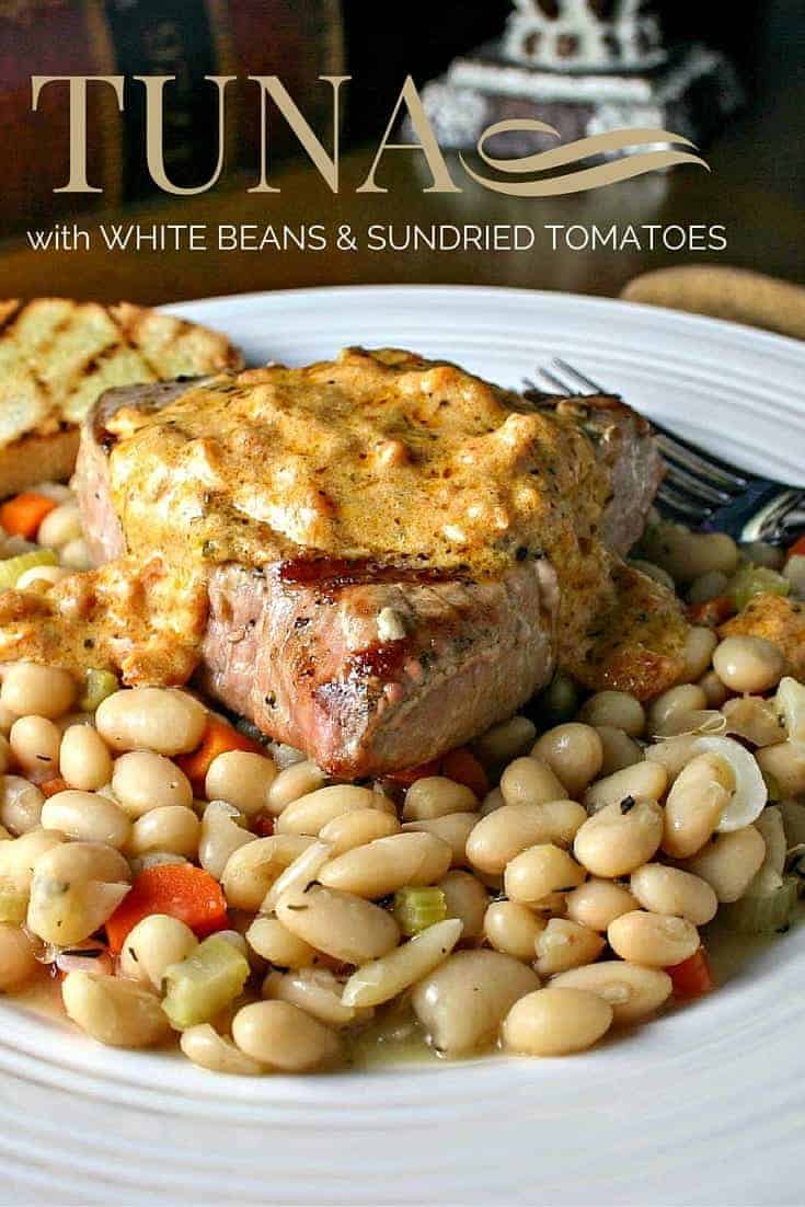 Tuna with White Beans and Sundried Tomatoes | Life, Love, and Good Food