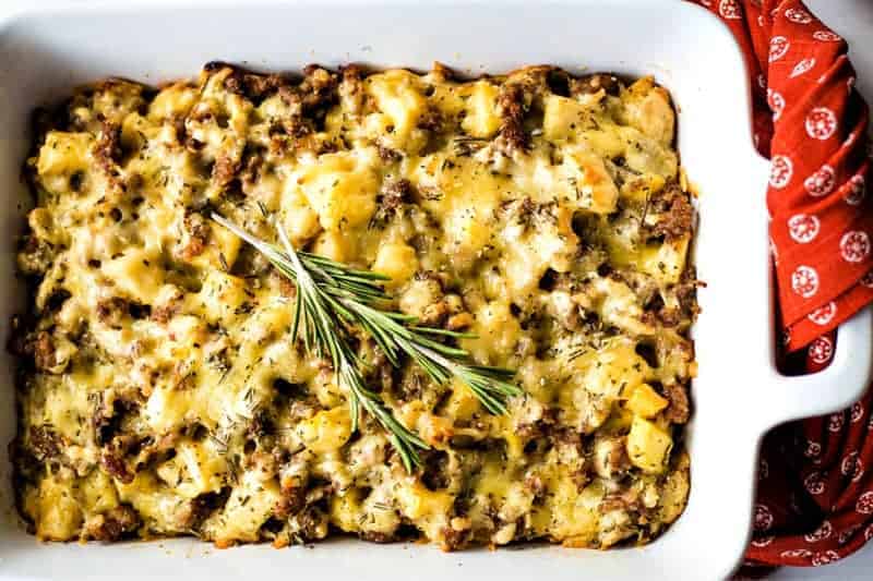 Sausage Apple Breakfast Casserole