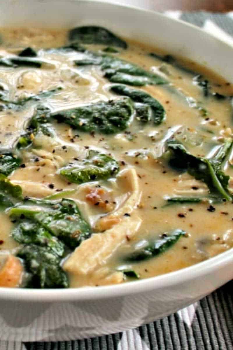 Creamy Chicken Florentine Soup | Life, Love, and Good Food