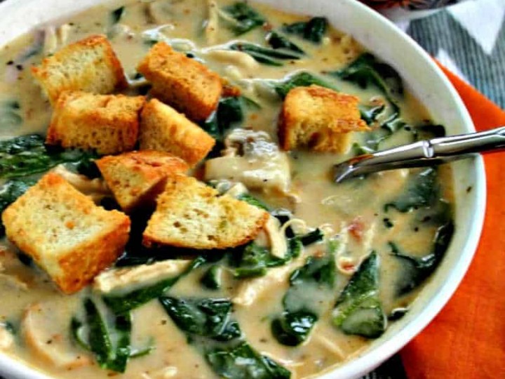 Creamy Chicken Florentine Soup Life Love And Good Food