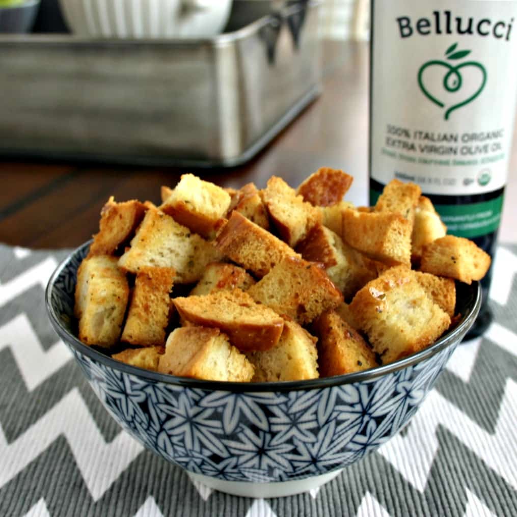 zelfgemaakte Croutons / leven, liefde en lekker eten