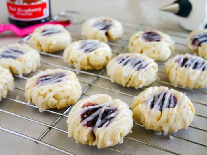 Lemon Raspberry Thumbprint Cookies | Life, Love, and Good Food