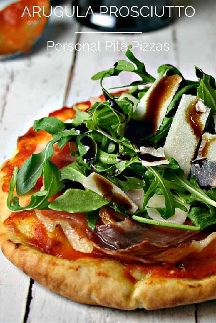 arugula prosciutto personal pita pizza | Life, Love, and Good Food