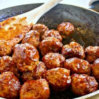 Skinny BBQ Turkey Meatballs and Mashed Potatoes | Life, Love, and Good Food