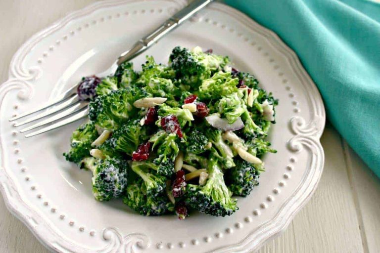 Lightened Up Broccoli Salad