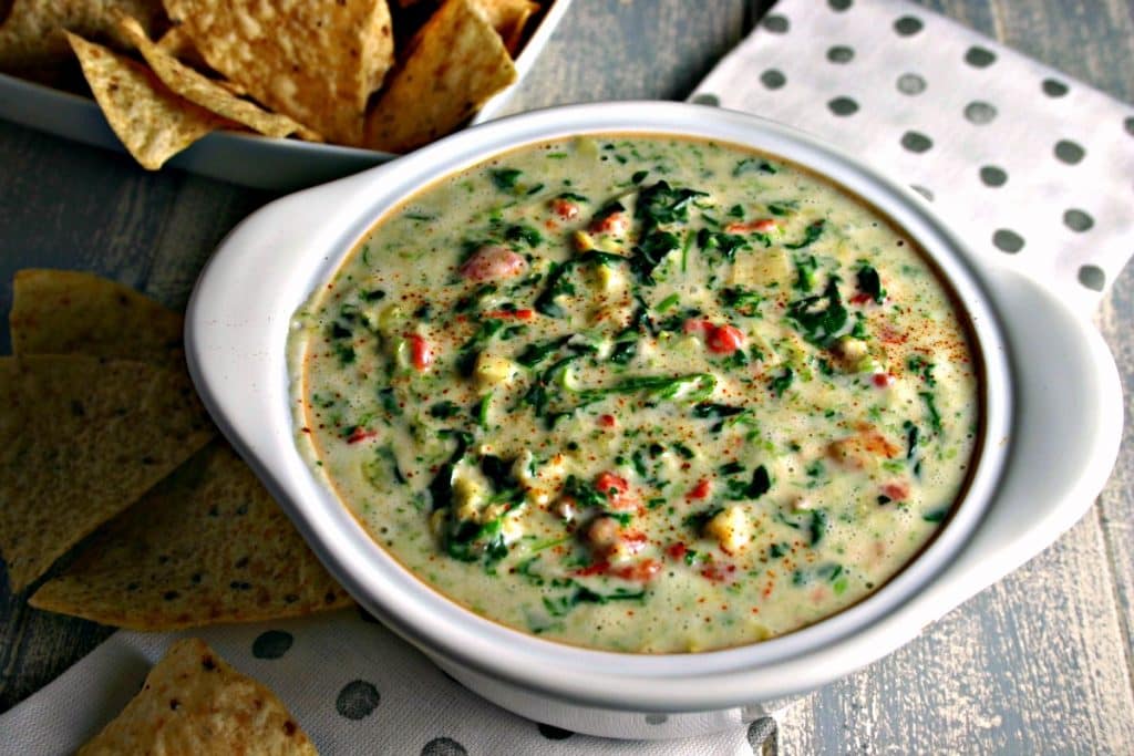 A bowl of Spinach Artichoke Dip