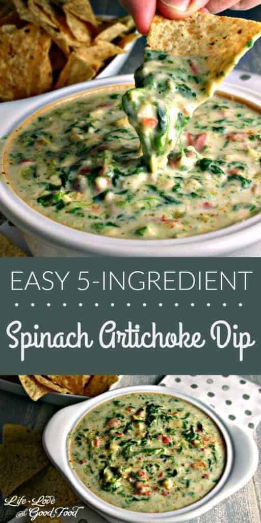 Easy Spinach Artichoke Dip