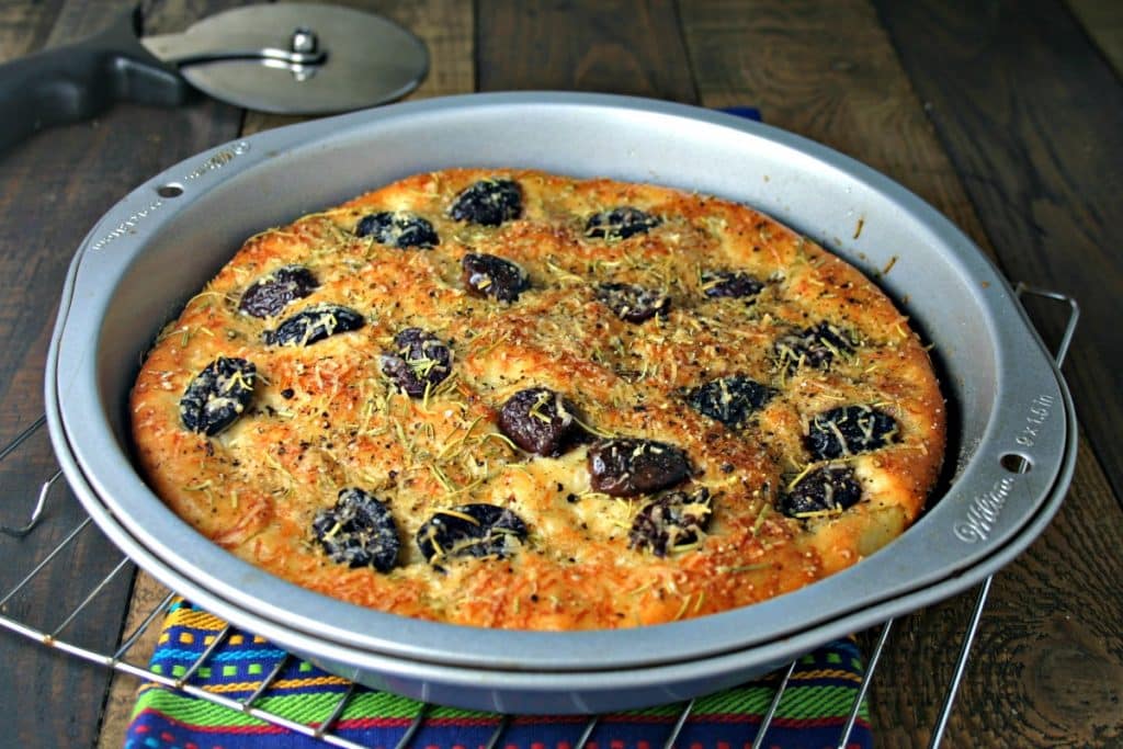 Greek Olive Focaccia Bread Life, Love, and Good Food