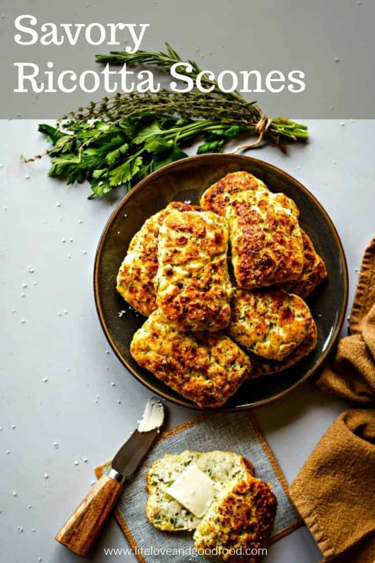 RicottaHerb Savory Scones Life, Love, and Good Food