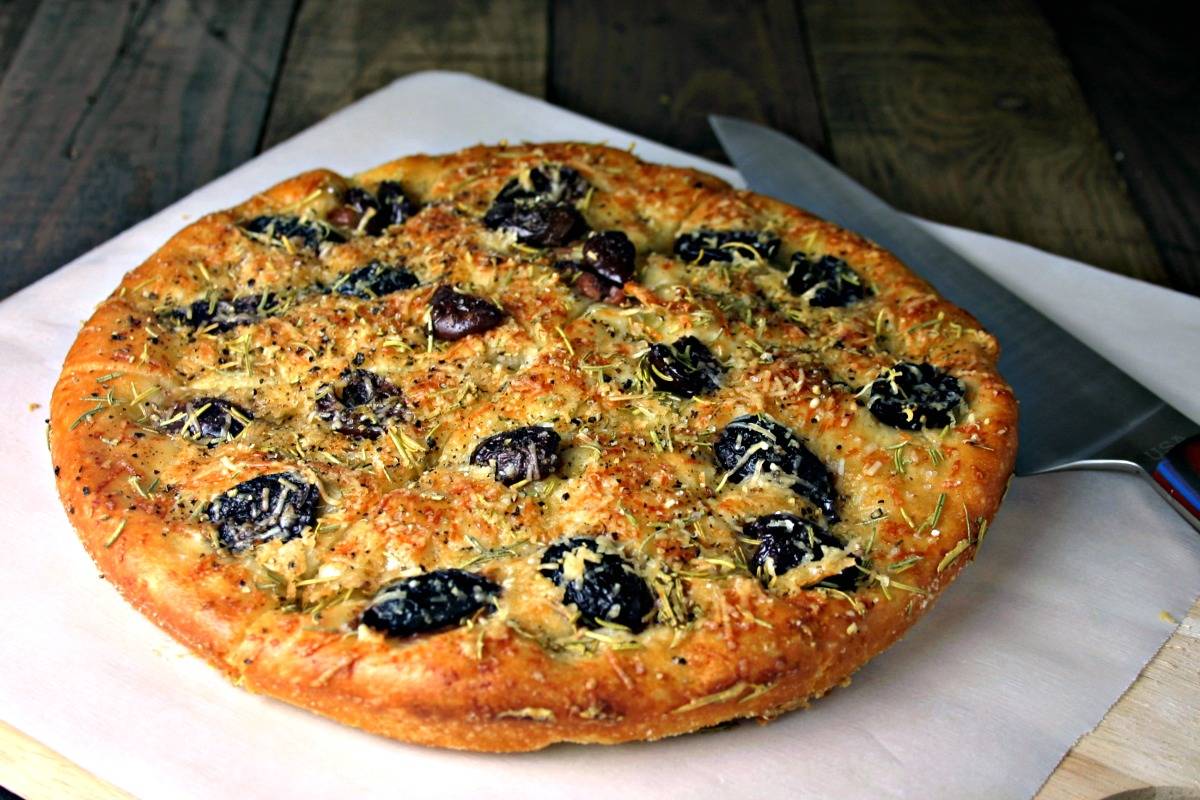 Greek Olive Focaccia Bread | Life, Love, and Good Food