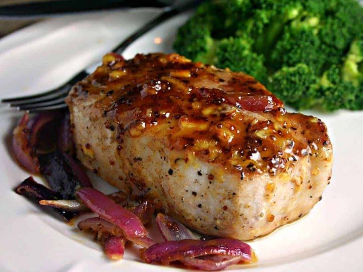 Orange-Mustard Glazed Pork Chops | Life, Love, and Good Food